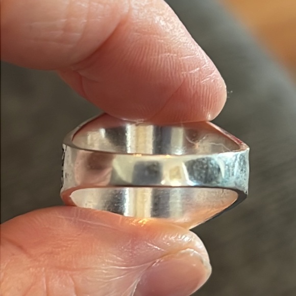 #391 Green Onyx Poison ☠️ Handcrafted Ring 💍 Size 10 NWOT - Picture 8 of 14